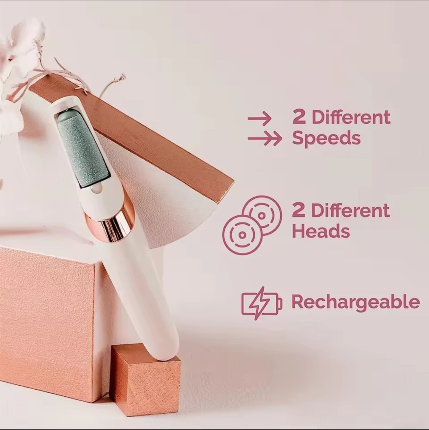 "Electric Foot Pedicure" Cracked & Dead Skin Remover