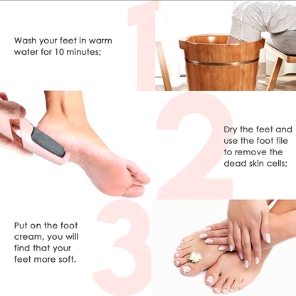 "Electric Foot Pedicure" Cracked & Dead Skin Remover